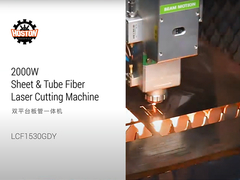 Máquina de corte a laser de 2000 W com máquina de corte a laser de folha de mesa e tubo de troca