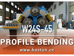 W24S Full Hydraulics Profil de Alumínio Máquina de Dobragem Profil Bender