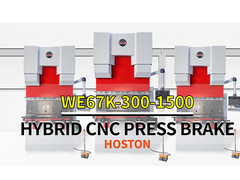 Hoston 300Tons 1500mm Híbrido CNC Press Brake