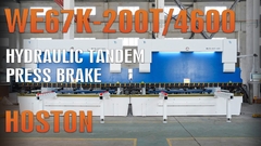 Display de máquina do travão de pressão TANDEM HIDRAULICO