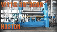 W11S Máquina de rolamento de chapas universais de tipo grande W11S-80*3500